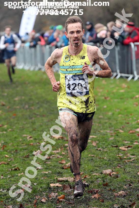 Senior and under-23 men, 2019 European Cross Country Trials and British Cross Challenge, Sefton Park, Liverpool.  Photo: David T. Hewitson/Sports for All Pics